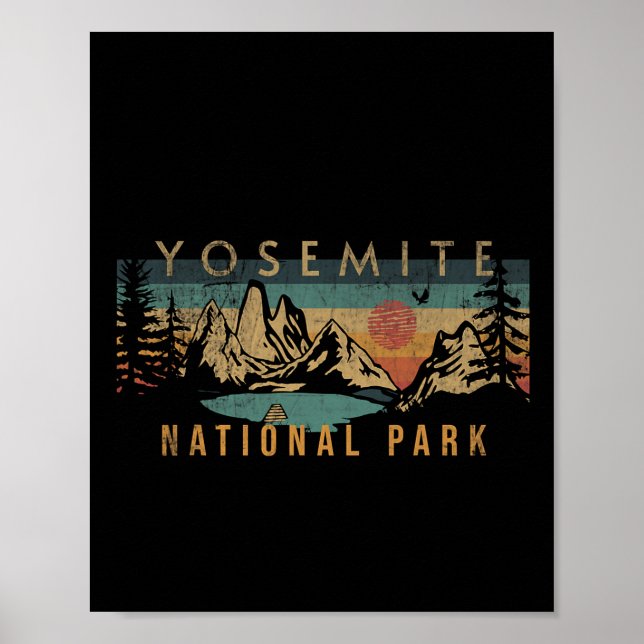 Póster Parque nacional Yosemite (Frente)