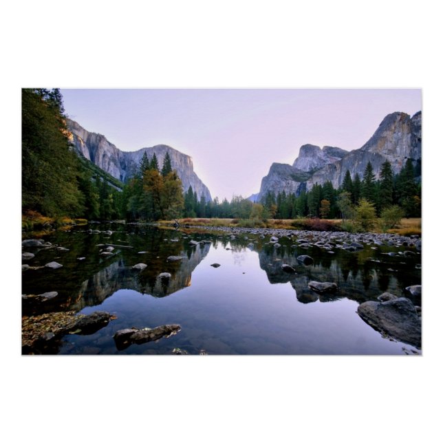 Póster Parque nacional Yosemite (Anverso)