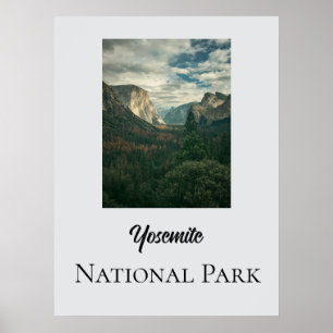 Póster Parque nacional Yosemite