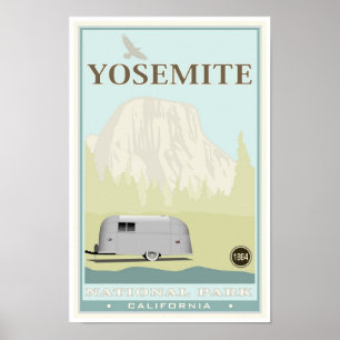Póster Parque nacional Yosemite