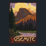 Póster Parque nacional Yosemite - Afiche de viaje de medi<br><div class="desc">Acá uno de nuestros afiches de viaje al estilo de la época. Todos los diseños son personalizados hechos para parecerse a posters de principios del siglo XX. Estas piezas de arte llevan un alto detalle, un color profundo y una cuidadosa atención a la calidad.</div>