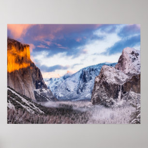 Póster Parque Nacional Yosemite, California