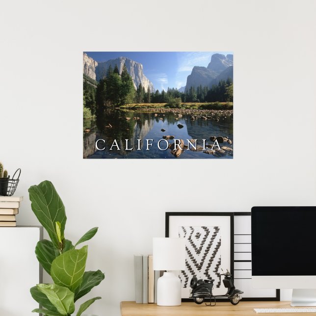 Póster Parque nacional Yosemite | California (Oficina en casa)