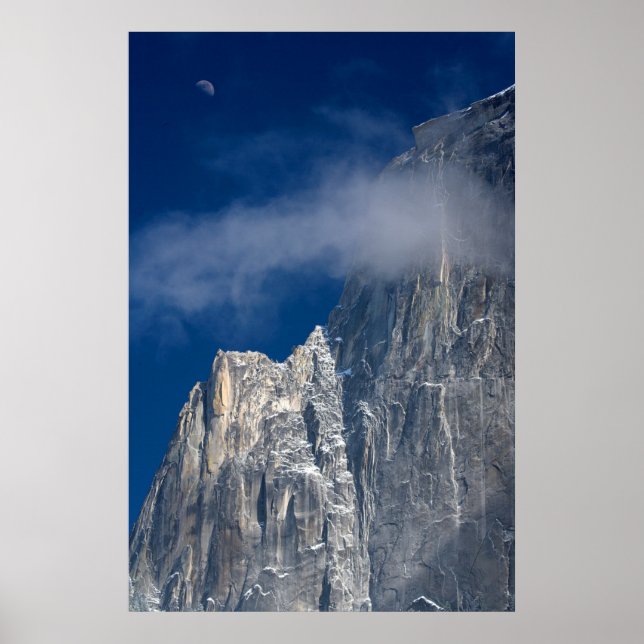 Póster Parque nacional Yosemite | Media Cúpula | Californ (Frente)