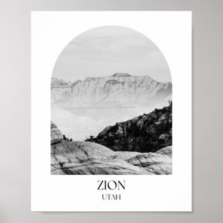 Póster Parque nacional Zion - Arco de Utah - Imagen impre