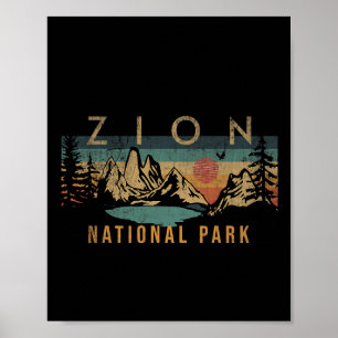 Póster Parque Nacional Zion Utah Utah