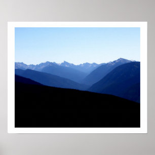 Póster PARQUE OLMPIC NATL-Washington-Blue Mts.