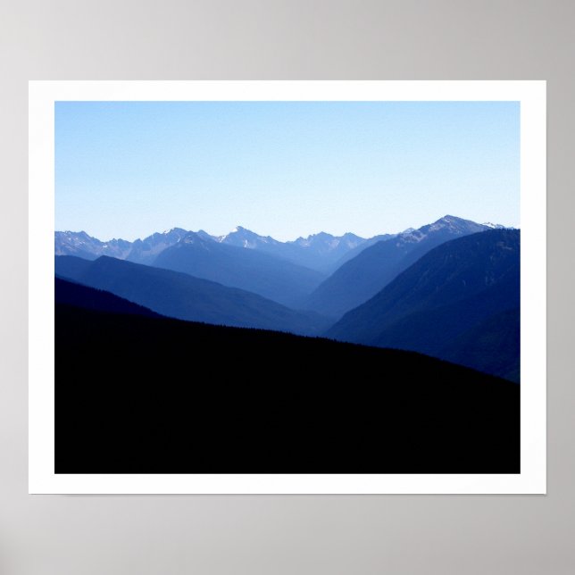 Póster PARQUE OLMPIC NATL-Washington-Blue Mts. (Frente)
