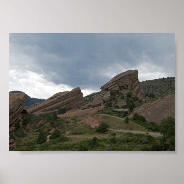 Póster Parque Red Rocks Colorado (Frente)