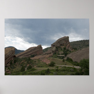 Póster Parque Rojo Rocks Colorado