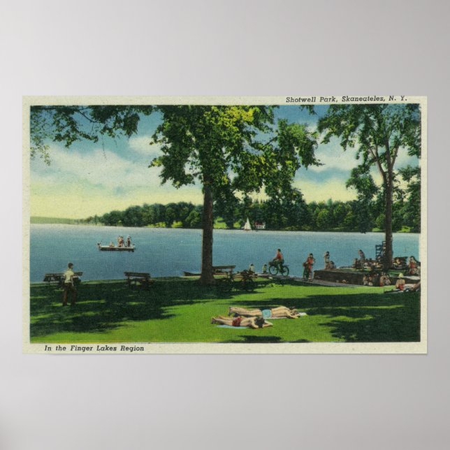 Póster Parque Shotwell en un día soleado (Frente)