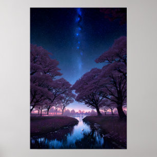 Póster Parque Starlit Sakura