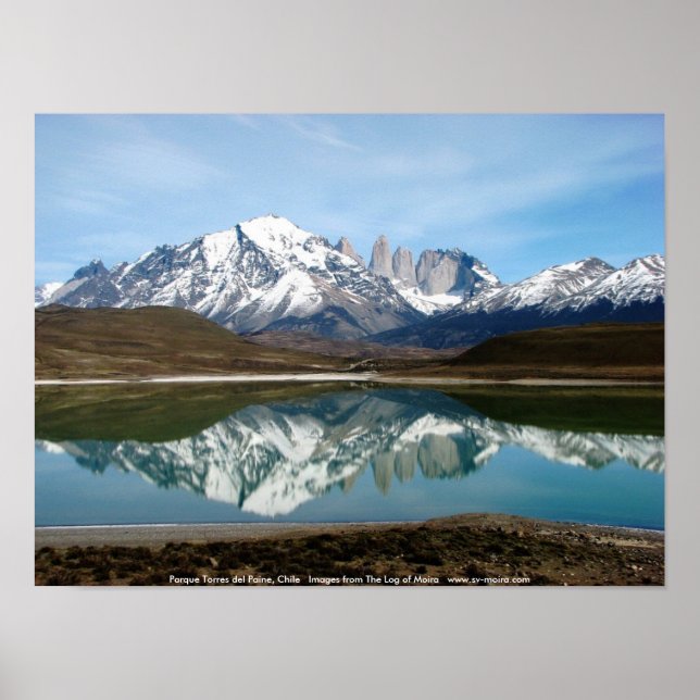 Póster Parque Torres del Paine, Chile (Frente)