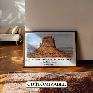 Póster Parque Tribal Navajo del Valle de los Monumentos A