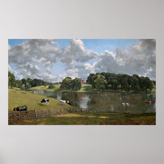 Póster Parque Wivenhoe, Essex de John Constable (Frente)