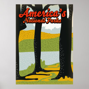Póster Parques Nacionales de América