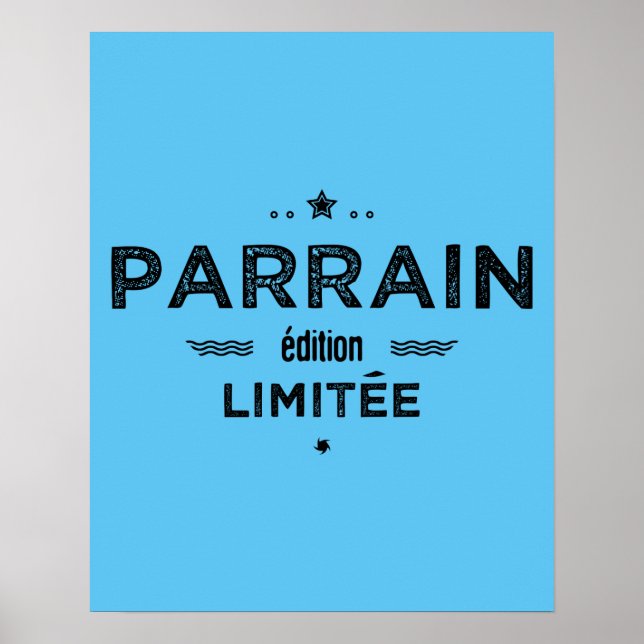 Póster Parrain édition limitée (Frente)