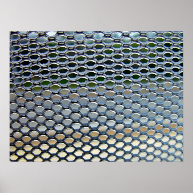 Póster Parrilla de acero inoxidable (Frente)