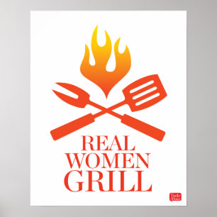 Póster Parrilla de las mujeres reales