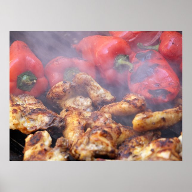 Póster Parrilla Smokey (Frente)