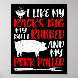 Póster Parrillada Divertida Me Gustan Mis Costillas Grand