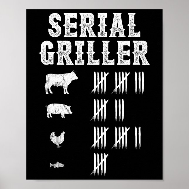 Póster Parrillada serie Funny Grill Bbq Master Fun (Frente)