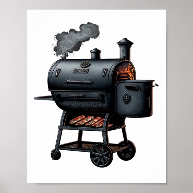 Póster Parrilladas Bbq Compensar Carne De Parrillada Sm (Frente)