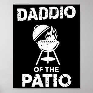 Póster Parrillando Funny Dad Bbq Fiesta Smok Pork Grill M