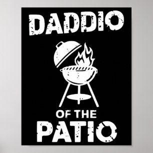 Póster Parrillando Funny Dad Bbq Fiesta Smok Pork Grill M