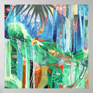 PÓSTER PARROTA EN PARAÍSO