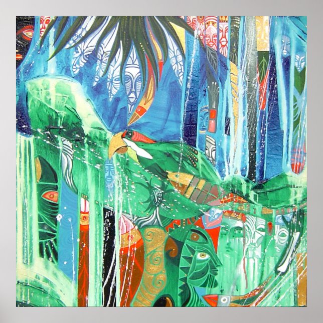 PÓSTER PARROTA EN PARAÍSO (Frente)