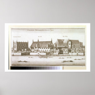 Póster Part of the City of Westminster, 1647 (engraving)