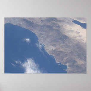 Póster Parte de California meridional según lo visto de