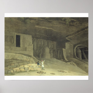 Póster Parte de las cuevas canarias, Salsette, plato 62 d