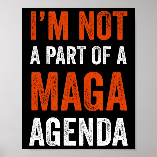 Póster Parte De Una Agenda De Maga (Frente)