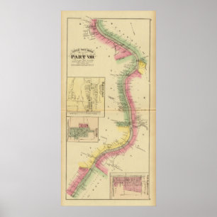 Póster Parte del Alto Río Ohio y del Valle