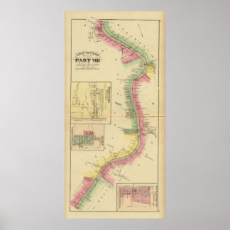 Póster Parte del Alto Río Ohio y del Valle