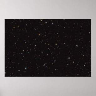 Póster Parte Del Cielo Con Más De 45.000 Galaxias Visible