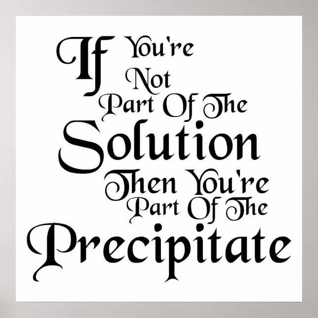 Póster Parte del Poster precipitado (Frente)