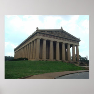 Póster Parthenon Nashville TN Centennial Park Poster