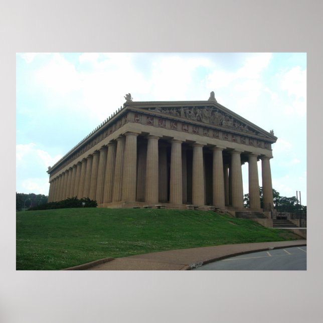 Póster Parthenon Nashville TN Centennial Park Poster (Frente)