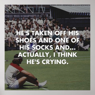 Póster partida de tenis richie tenenbaum