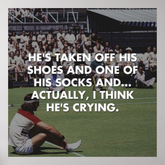 Póster partida de tenis richie tenenbaum
