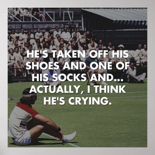 Póster partida de tenis richie tenenbaum (Frente)