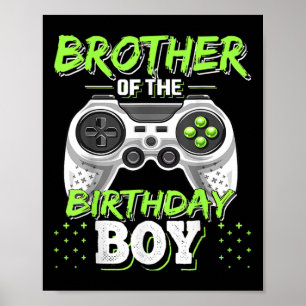 Póster Partida De Videojuego Que Coincide Cumpleaños Herm
