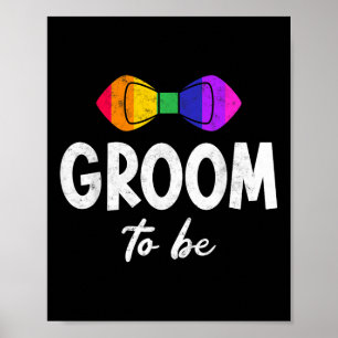 Póster Partido De Bachelor De Lesbianas Gays Crece Para S