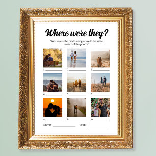 Póster Partido de Boda Donde Estaban Haciendo La Foto