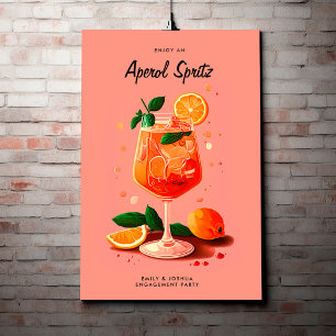 Póster Partido de Compromiso de Aperol Spritz