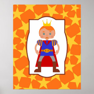 Póster Partido de cumpleaños de Prince Charming Boy