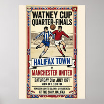Partido de fútbol Halifax vs Manchester United 197
